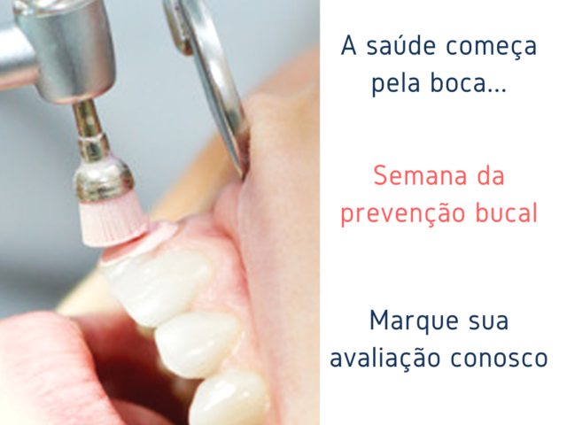 Semana da prevenção bucal