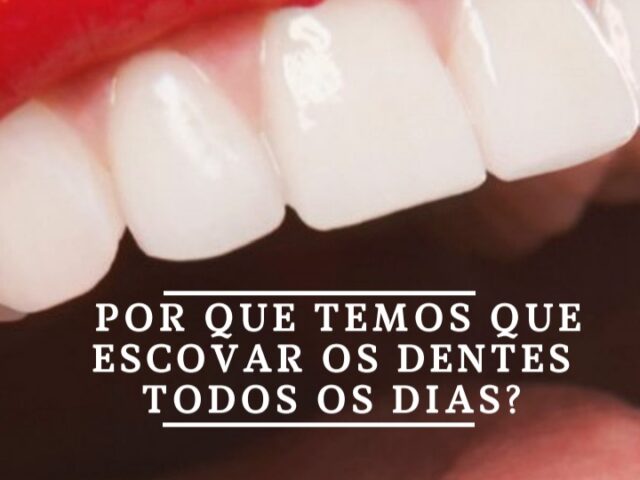 Por que temos que escovar os dentes todos os dias?